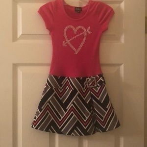 Girl’s Pink Heart Dress